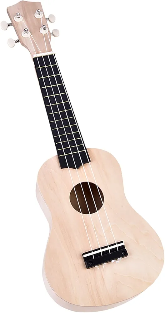 Ukulele DIY de 4 cuerdas de madera de tilo de 21 pulgadas, conjunto de ukelele Bricolaje, Ukelele DIY Make Your Own Ukulele Hawaii Kit, DIY Concierto Ukulele Toys Set