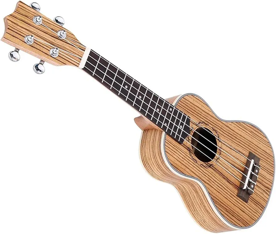 Ukelele para Principiante Ukelele Acústico De Madera De 21 ", Guitarra, 15 Trastes, 4 Cuerdas, Instrumento Musical De Cuerda Ukelele Profesional