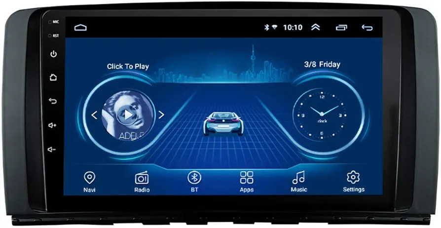 Dr.Lefran Navegación del Coche GPS, Android 8.1 Radio del Coche para Mercedes Benz Clase R W251 R280 R300 R320 R350 R63 2006-2013 Navi GPS Multimedia IPS Pantalla