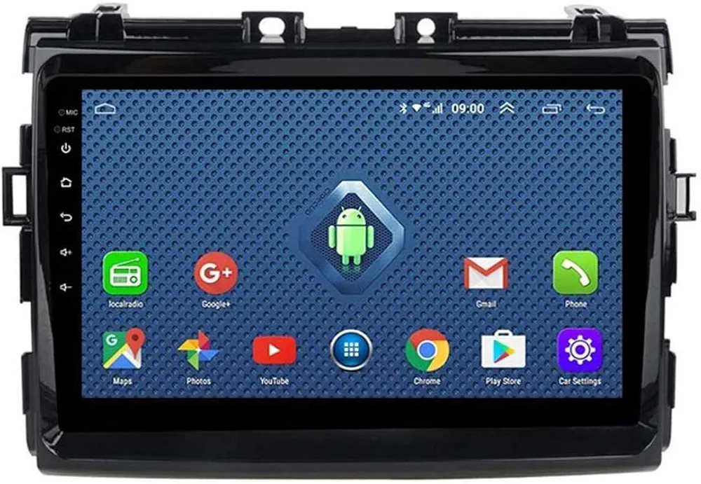 Navegación GPS, reproductor multimedia de video de radio de coche Android 8.1 de 9 pulgadas para Toyota Previa 2006-2012 con pantalla HD, Play Store, Wifi,Wifi 2g+32g