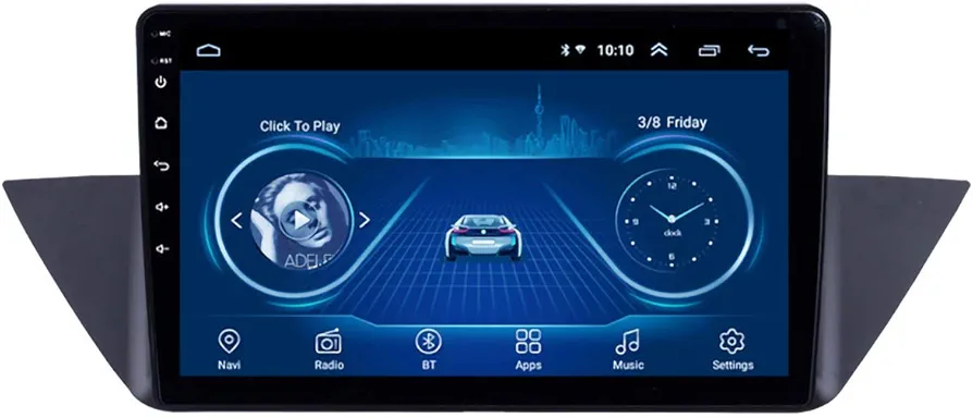 Navegación GPS para automóviles, Reproductor de DVD estéreo para automóvil Android 8.1 de 9 pulgadas para BMW X1 E84 2010-2015 con pantalla táctil HD Auto,Wifi 1g+16g