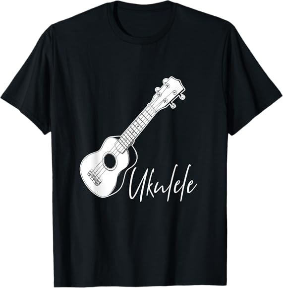 Ukelele Acústico Hawaiano Hawaiano Músico Guitarra Uke Aloha Camiseta