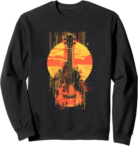 Ilustración Ukelele Instrumento de cuerda Sudadera